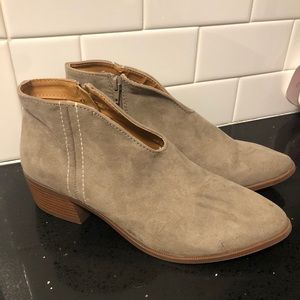 Suede Ankle Booties